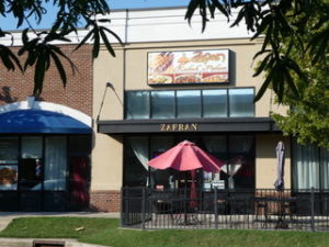 Zafran Kabab Palace is off NC 49 on Harrisburg’s Main Street, a newly developed area near the community’s Town Hall.