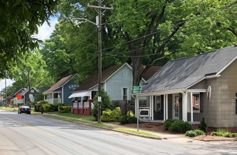 Southern cotton mills ran on what was called the “family labor system” – an expectation that the whole family would work, keeping costs low as this region competed against more industrialized New England. Families fresh from the farm liked the sturdy company-owned cottages a short walk from work.